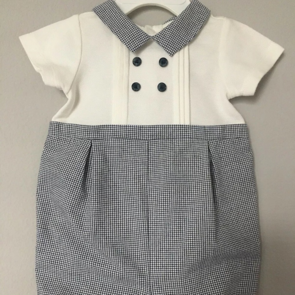 Janie And Jack Baby Boys Layette Bodysuit 3-6.